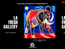 Tablet Screenshot of lafreshgallery.com